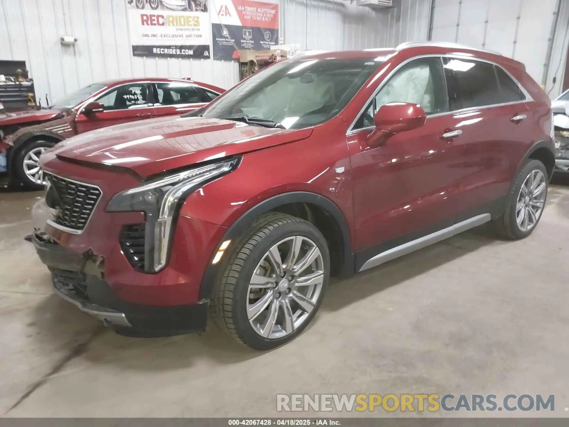 2 Photograph of a damaged car 1GYFZDR47KF212952 CADILLAC XT4 2019