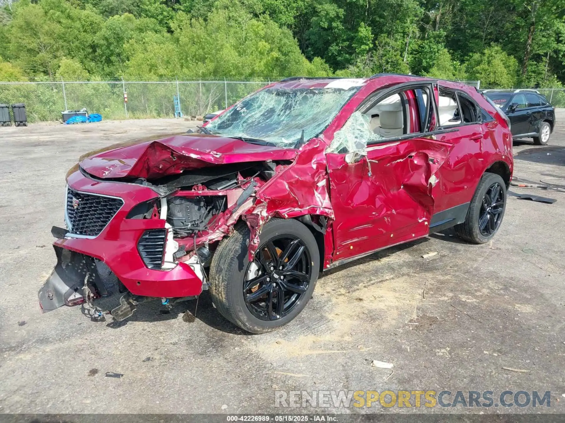 2 Photograph of a damaged car 1GYFZER40KF174177 CADILLAC XT4 2019