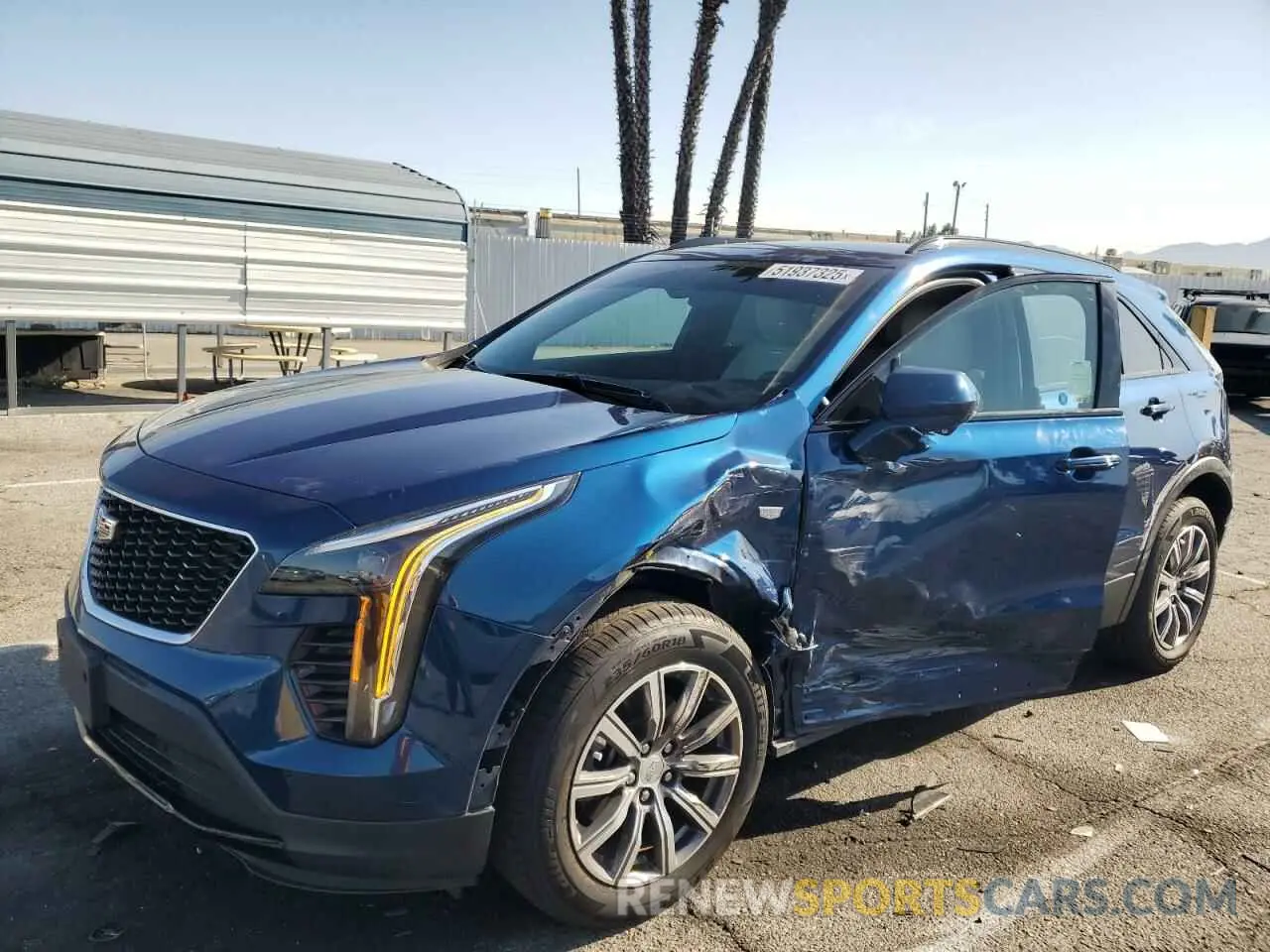 1 Фотография поврежденного автомобиля 1GYFZER44KF158466 CADILLAC XT4 2019