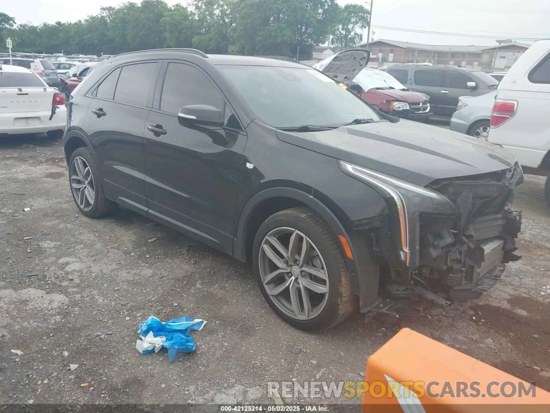 1 Photograph of a damaged car 1GYFZER48KF102076 CADILLAC XT4 2019
