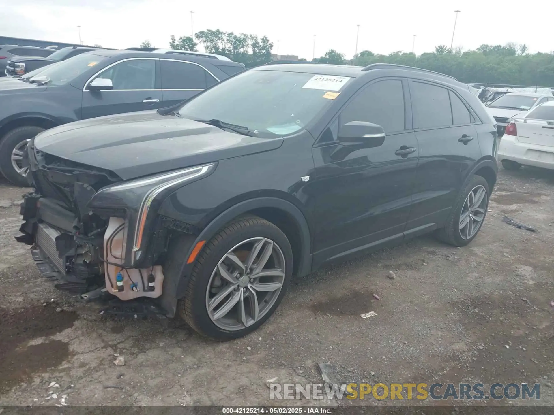 2 Photograph of a damaged car 1GYFZER48KF102076 CADILLAC XT4 2019