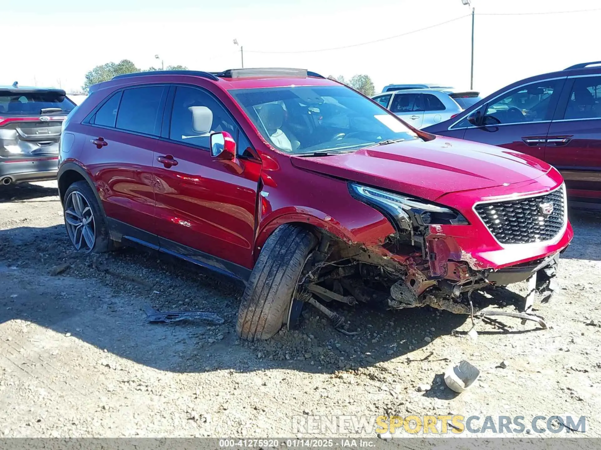 1 Photograph of a damaged car 1GYFZFR45KF166758 CADILLAC XT4 2019