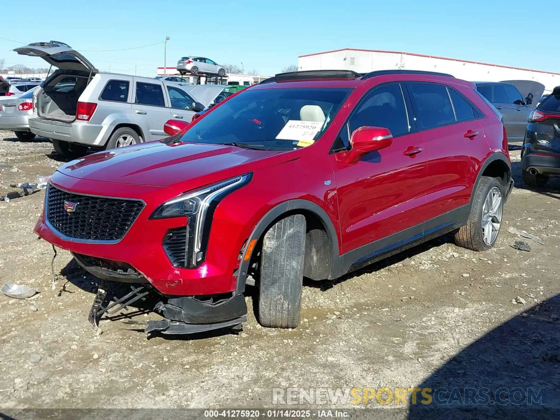 2 Photograph of a damaged car 1GYFZFR45KF166758 CADILLAC XT4 2019