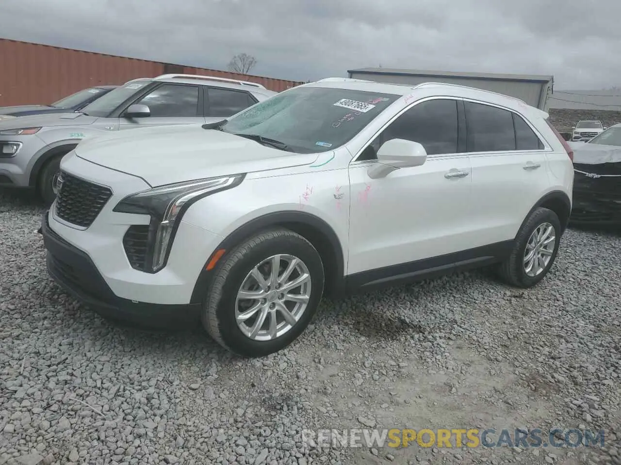 1 Photograph of a damaged car 1GYAZAR46LF070460 CADILLAC XT4 2020