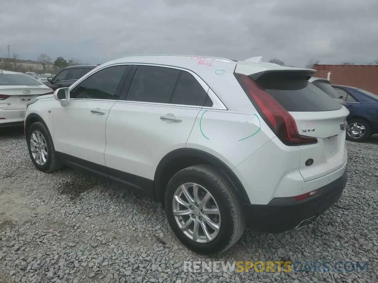 2 Photograph of a damaged car 1GYAZAR46LF070460 CADILLAC XT4 2020