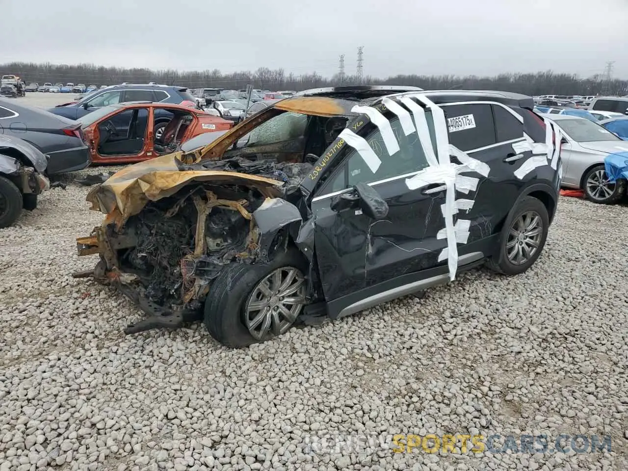 1 Photograph of a damaged car 1GYFZCR46LF101921 CADILLAC XT4 2020