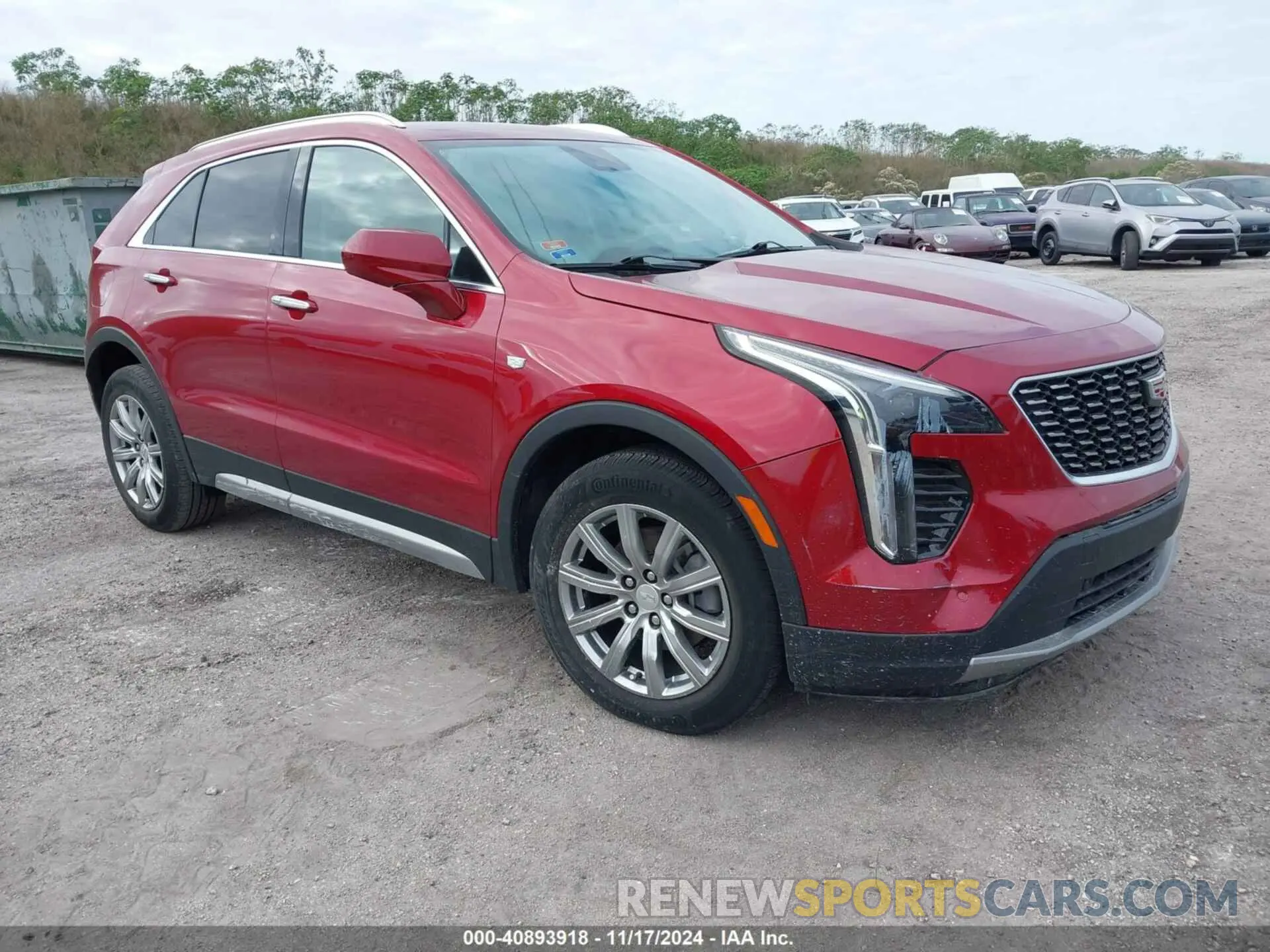 1 Photograph of a damaged car 1GYFZCR48LF077119 CADILLAC XT4 2020