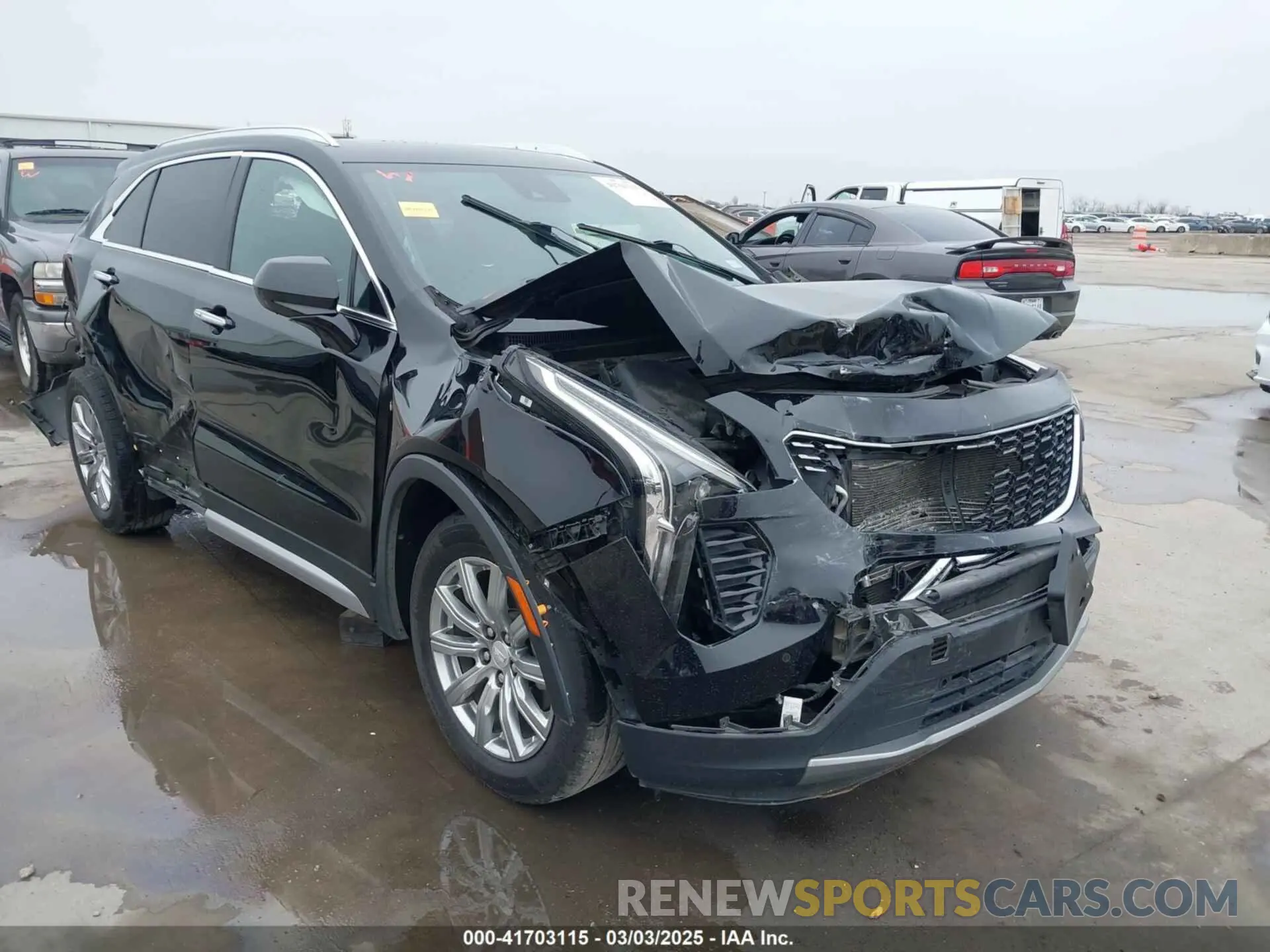 1 Photograph of a damaged car 1GYFZDR47LF122394 CADILLAC XT4 2020