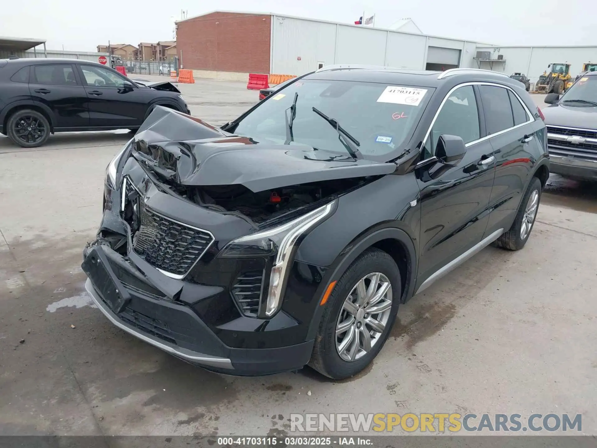 2 Photograph of a damaged car 1GYFZDR47LF122394 CADILLAC XT4 2020