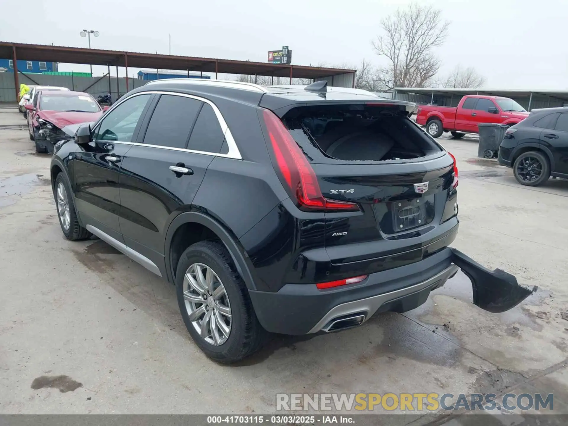 3 Photograph of a damaged car 1GYFZDR47LF122394 CADILLAC XT4 2020