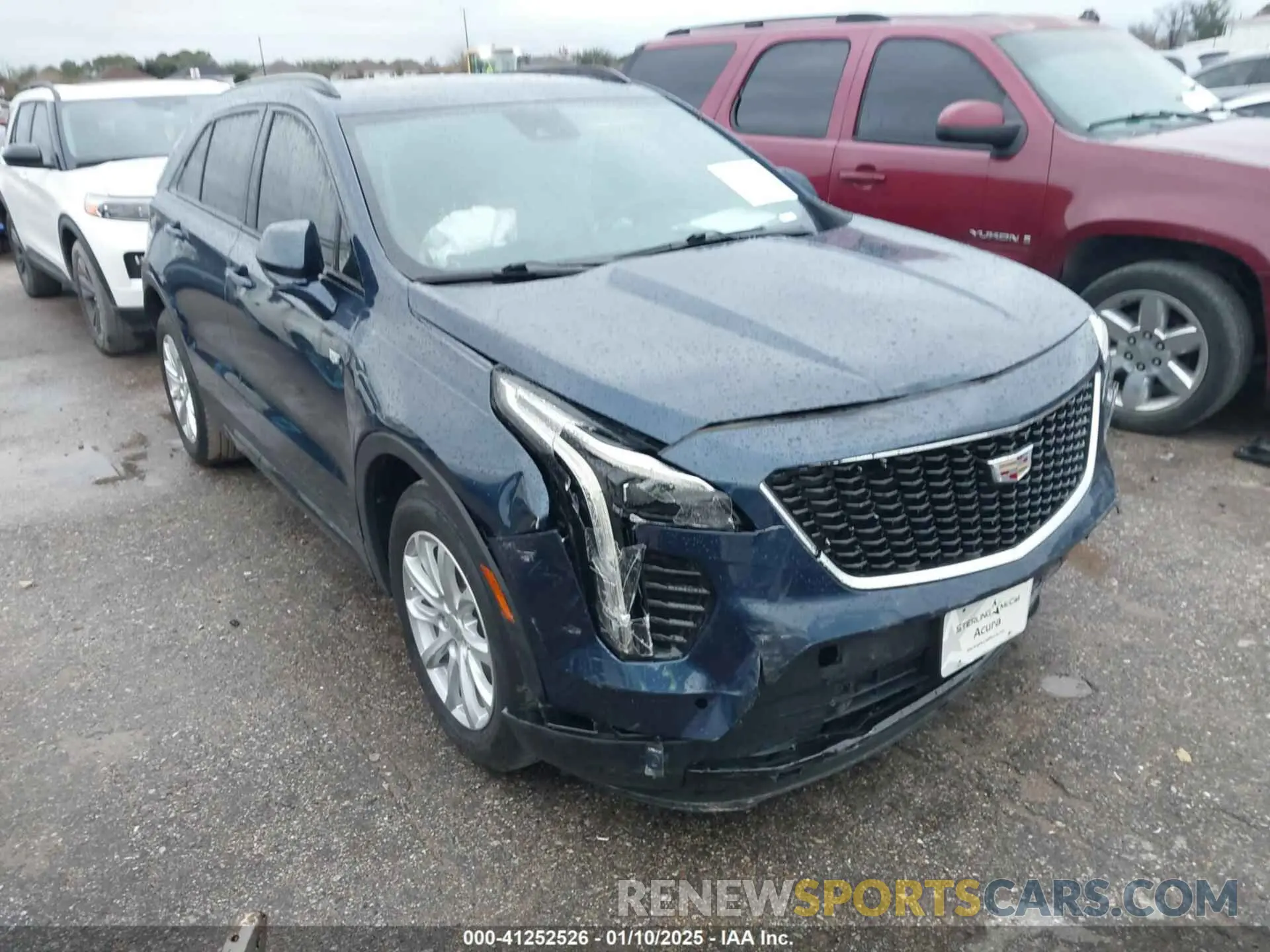 1 Photograph of a damaged car 1GYFZER40LF138071 CADILLAC XT4 2020