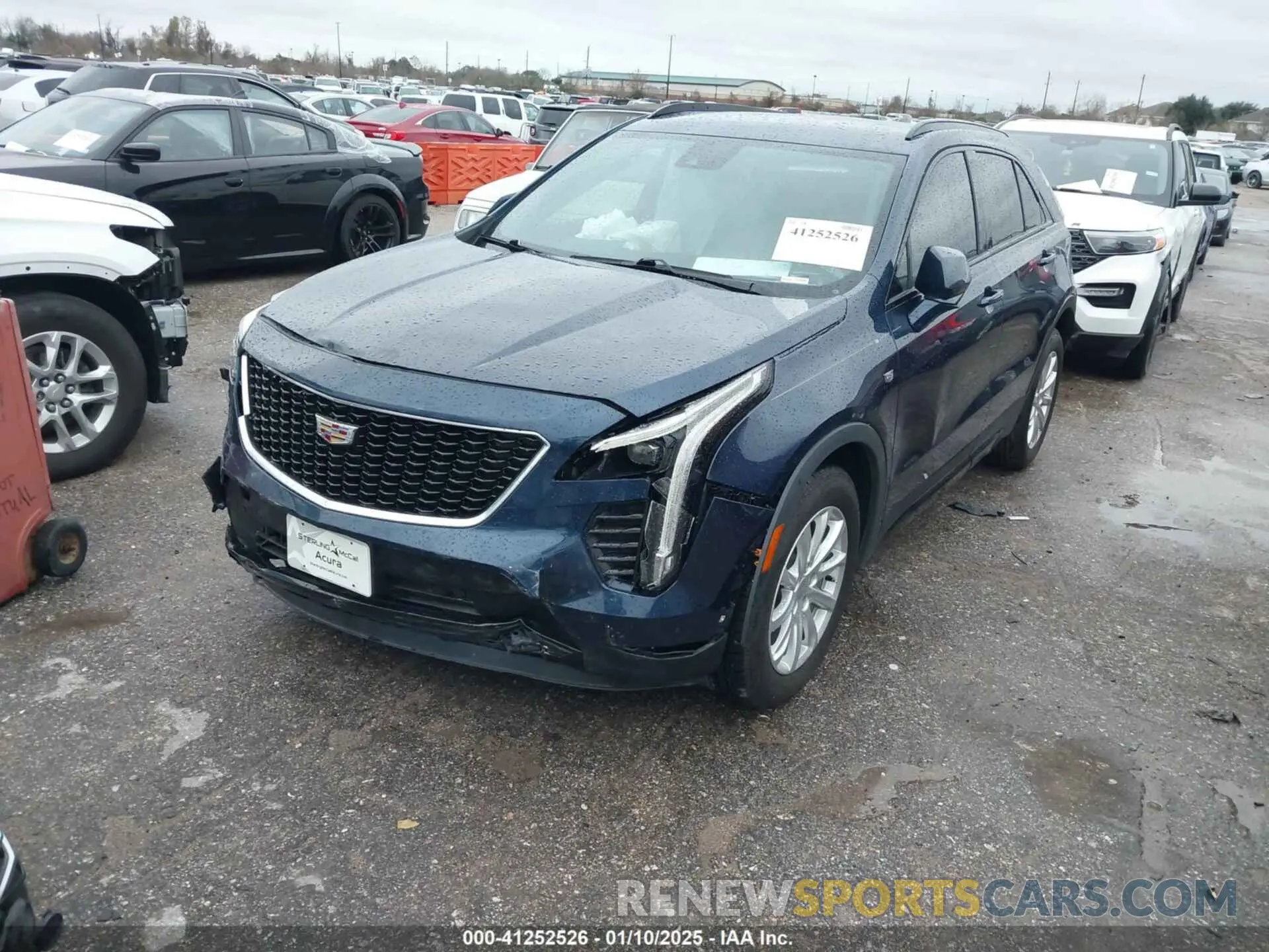2 Photograph of a damaged car 1GYFZER40LF138071 CADILLAC XT4 2020