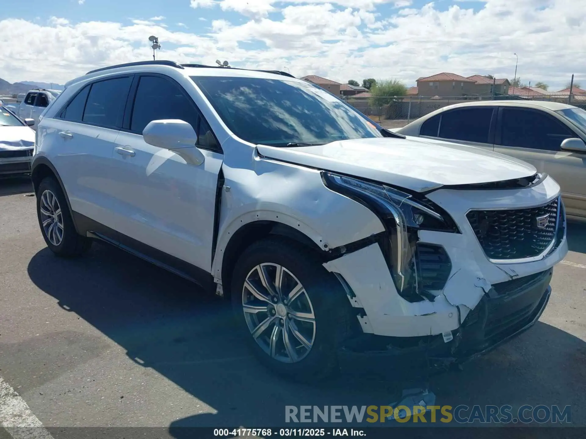 1 Photograph of a damaged car 1GYFZFR48LF122917 CADILLAC XT4 2020