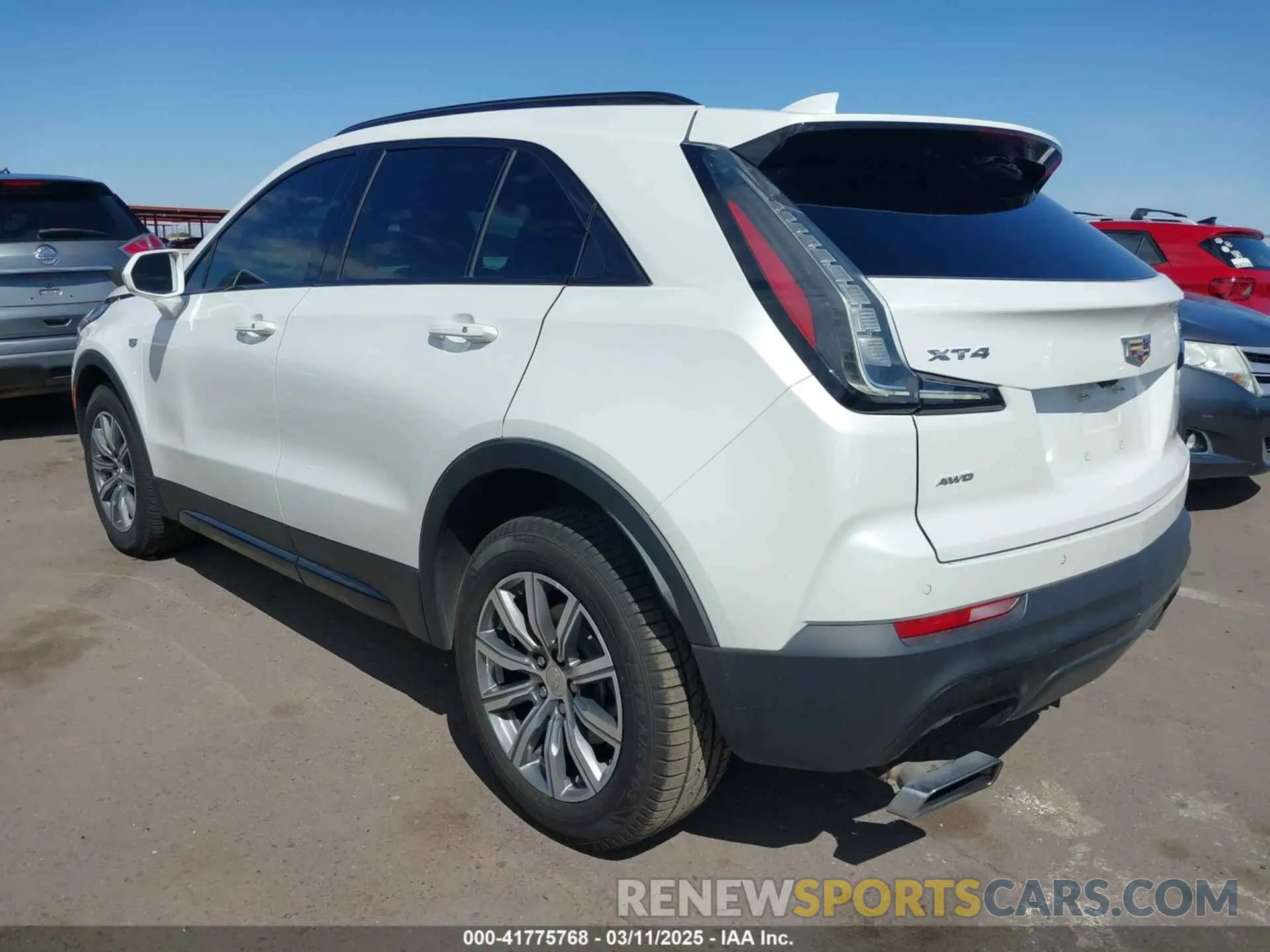 3 Photograph of a damaged car 1GYFZFR48LF122917 CADILLAC XT4 2020