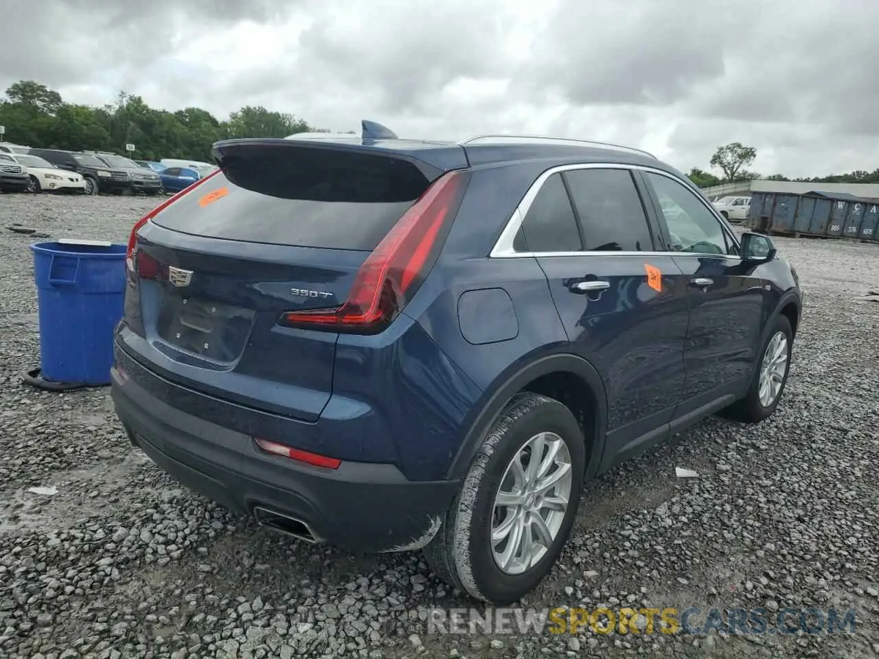 3 Photograph of a damaged car 1GYAZAR40MF019280 CADILLAC XT4 2021
