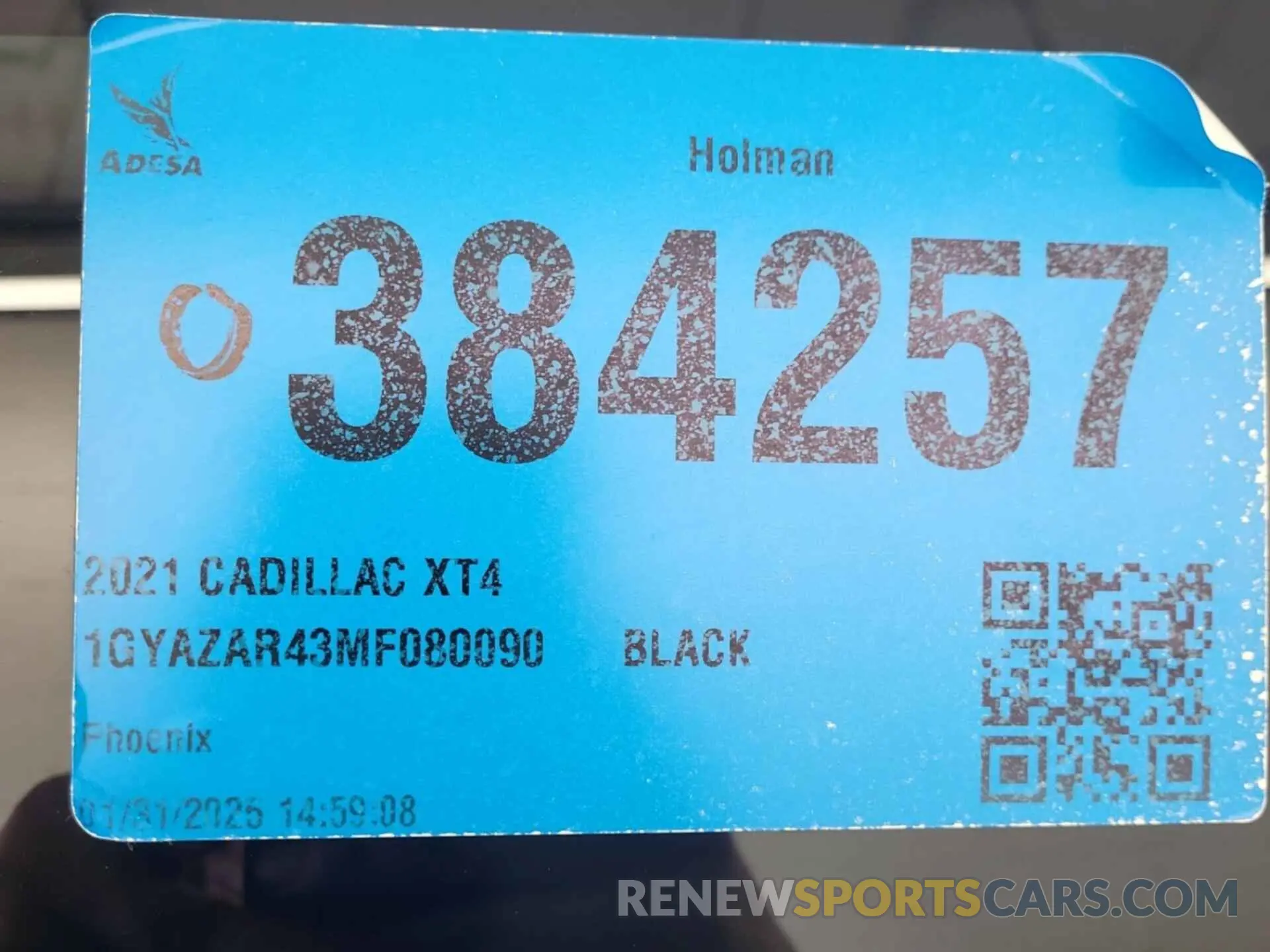 14 Photograph of a damaged car 1GYAZAR43MF080090 CADILLAC XT4 2021