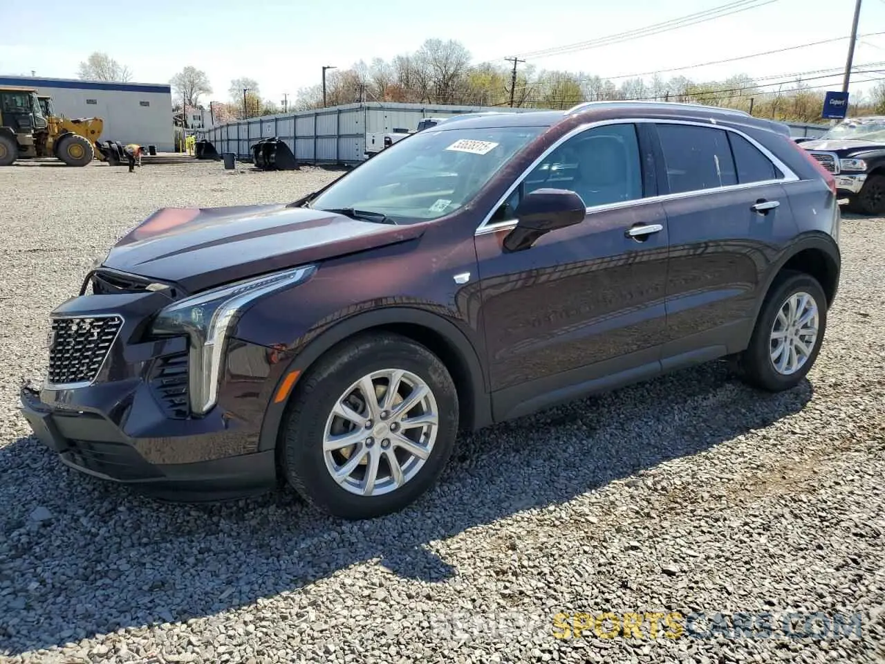 1 Photograph of a damaged car 1GYFZBR47MF022799 CADILLAC XT4 2021