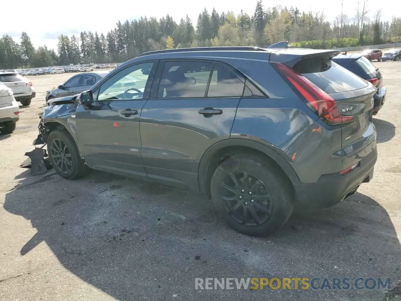 2 Photograph of a damaged car 1GYFZBR48MF034573 CADILLAC XT4 2021