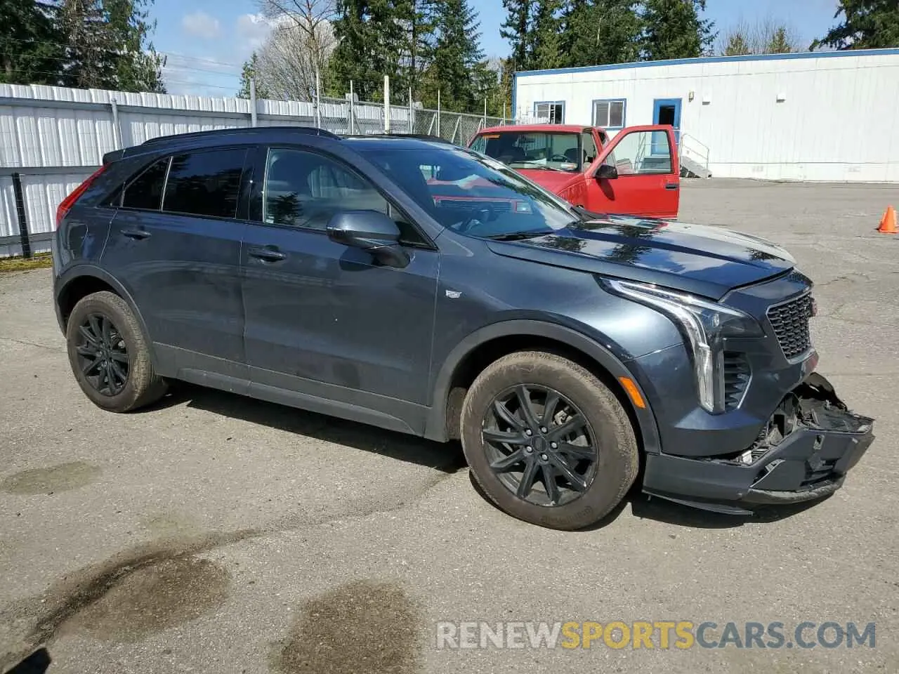 4 Photograph of a damaged car 1GYFZBR48MF034573 CADILLAC XT4 2021