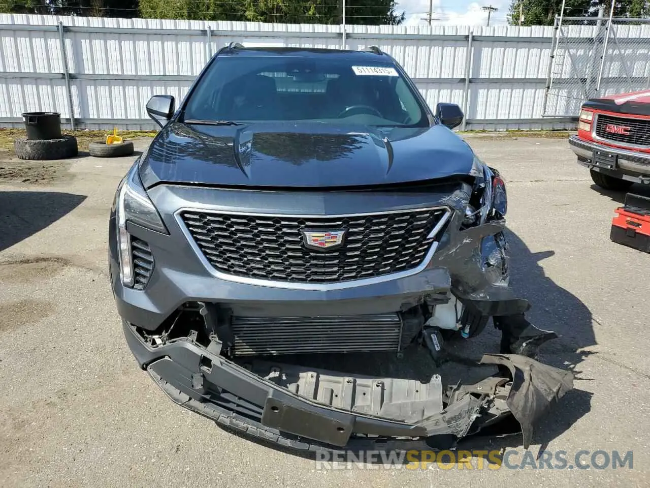 5 Photograph of a damaged car 1GYFZBR48MF034573 CADILLAC XT4 2021