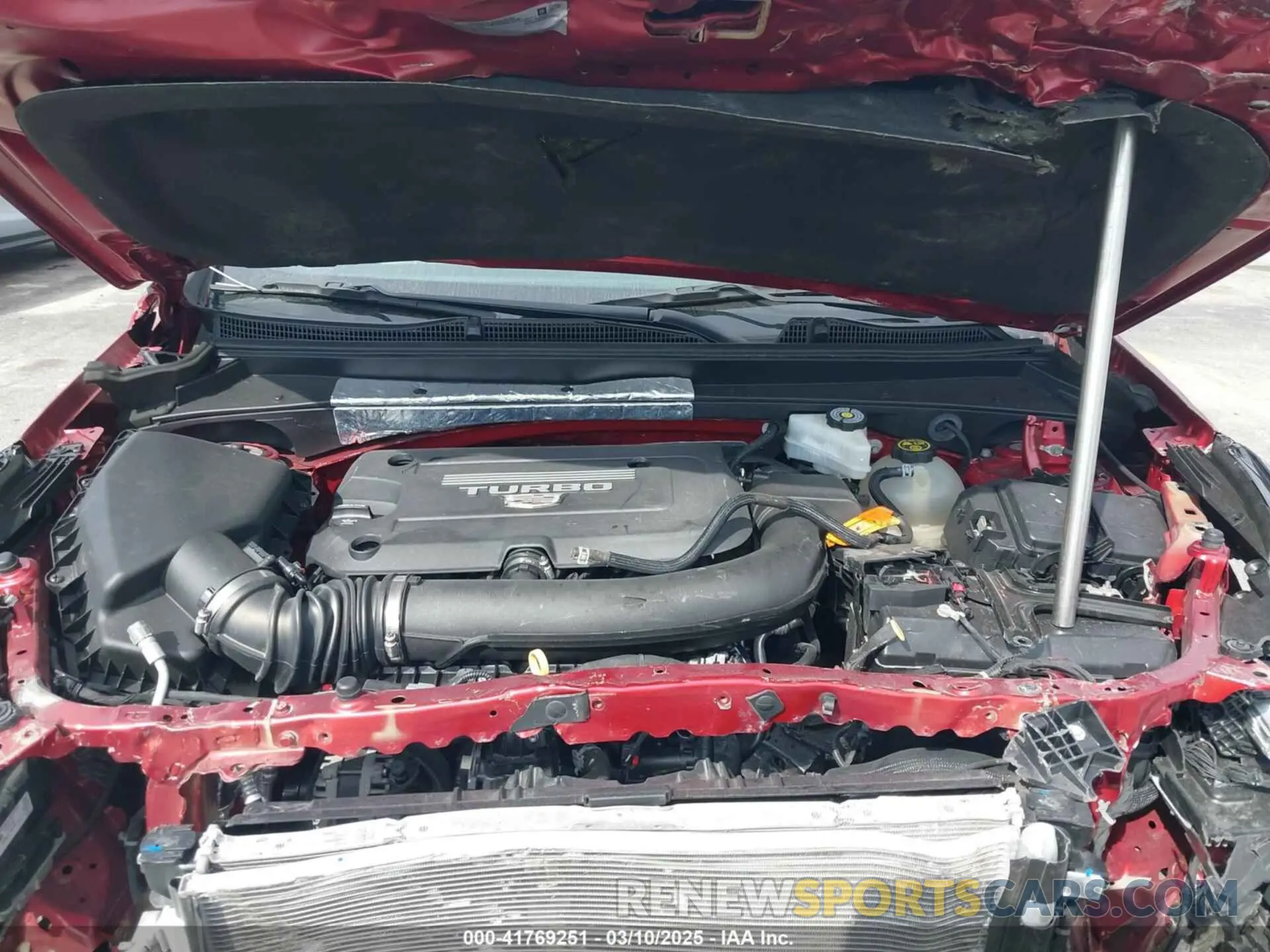 10 Фотография поврежденного автомобиля 1GYFZCR41MF043072 CADILLAC XT4 2021