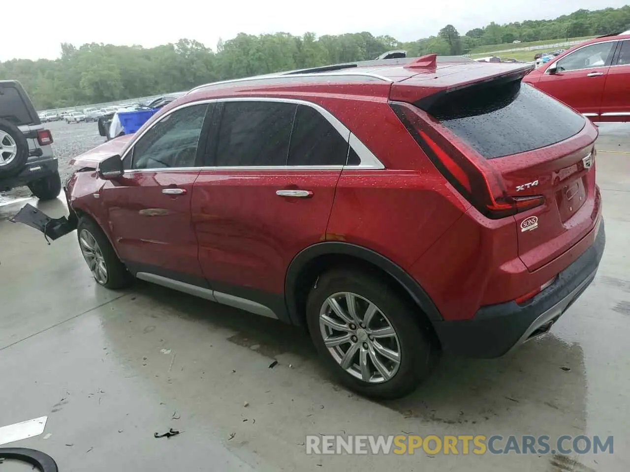 2 Фотография поврежденного автомобиля 1GYFZCR45MF040921 CADILLAC XT4 2021