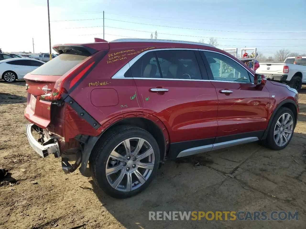 3 Фотография поврежденного автомобиля 1GYFZDR43MF016770 CADILLAC XT4 2021