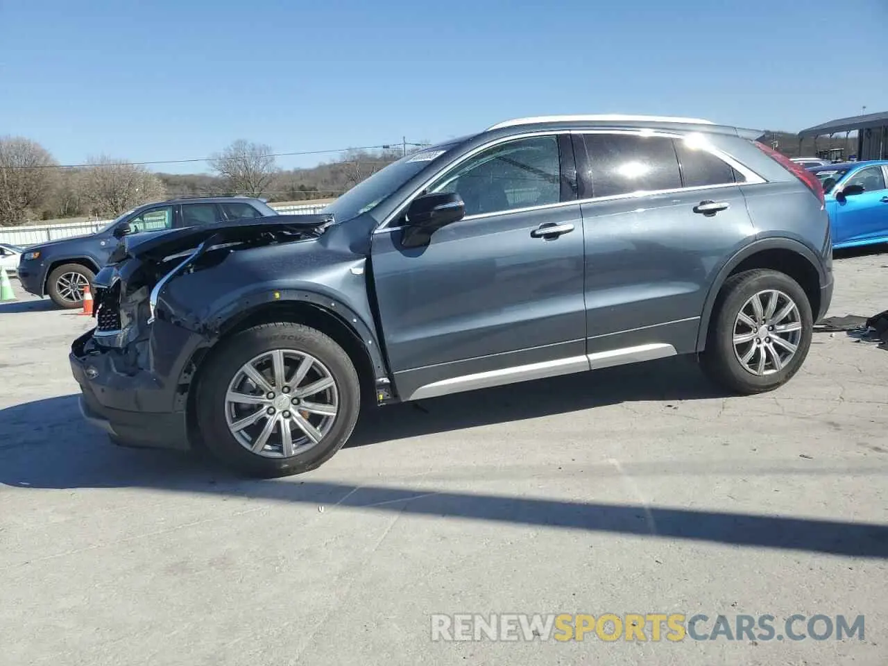 1 Photograph of a damaged car 1GYFZDR47MF002175 CADILLAC XT4 2021