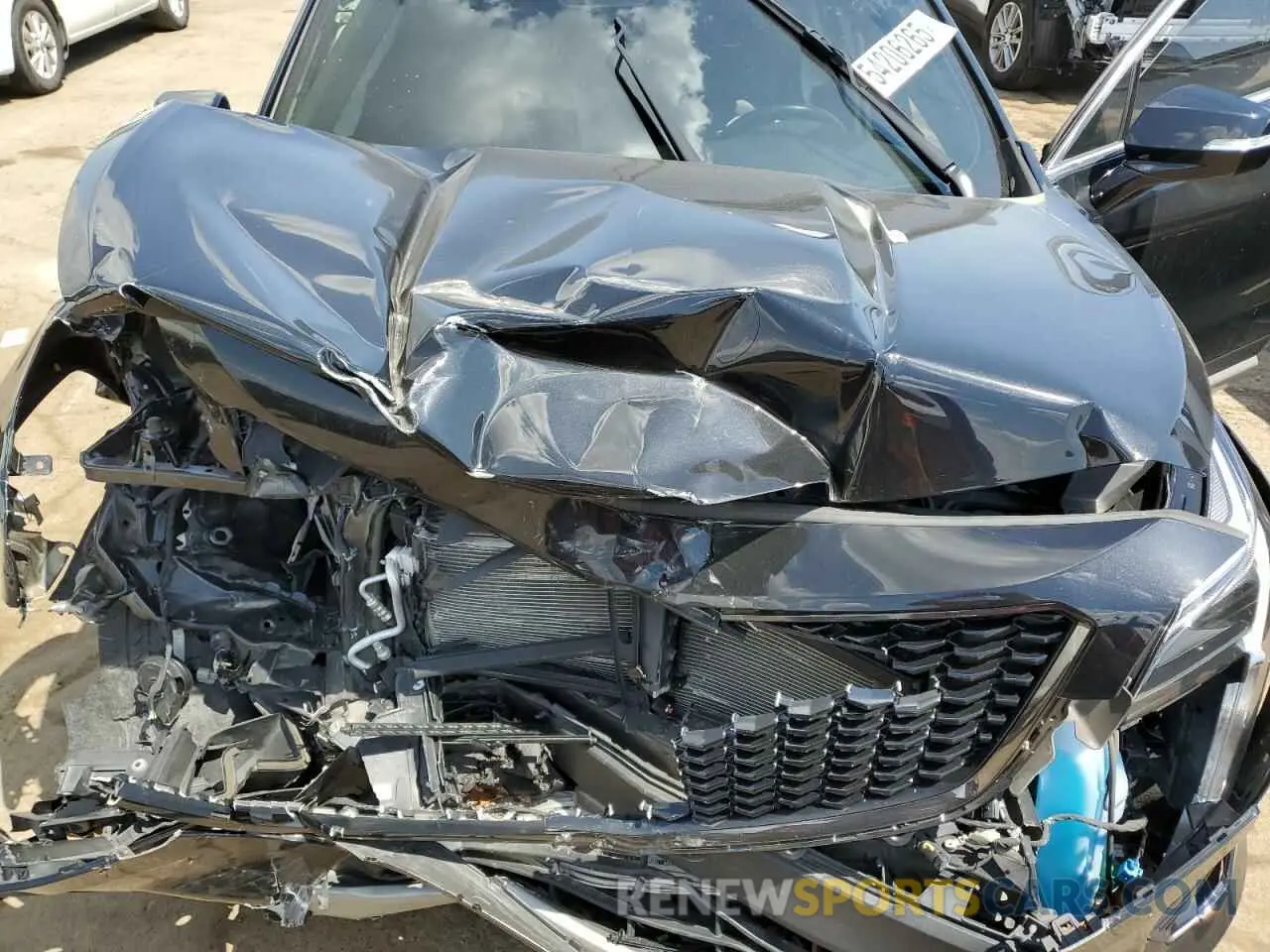 11 Photograph of a damaged car 1GYFZDR48MF081095 CADILLAC XT4 2021