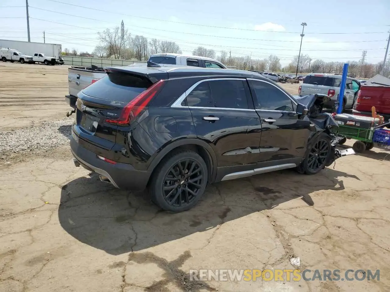 3 Photograph of a damaged car 1GYFZDR48MF081095 CADILLAC XT4 2021