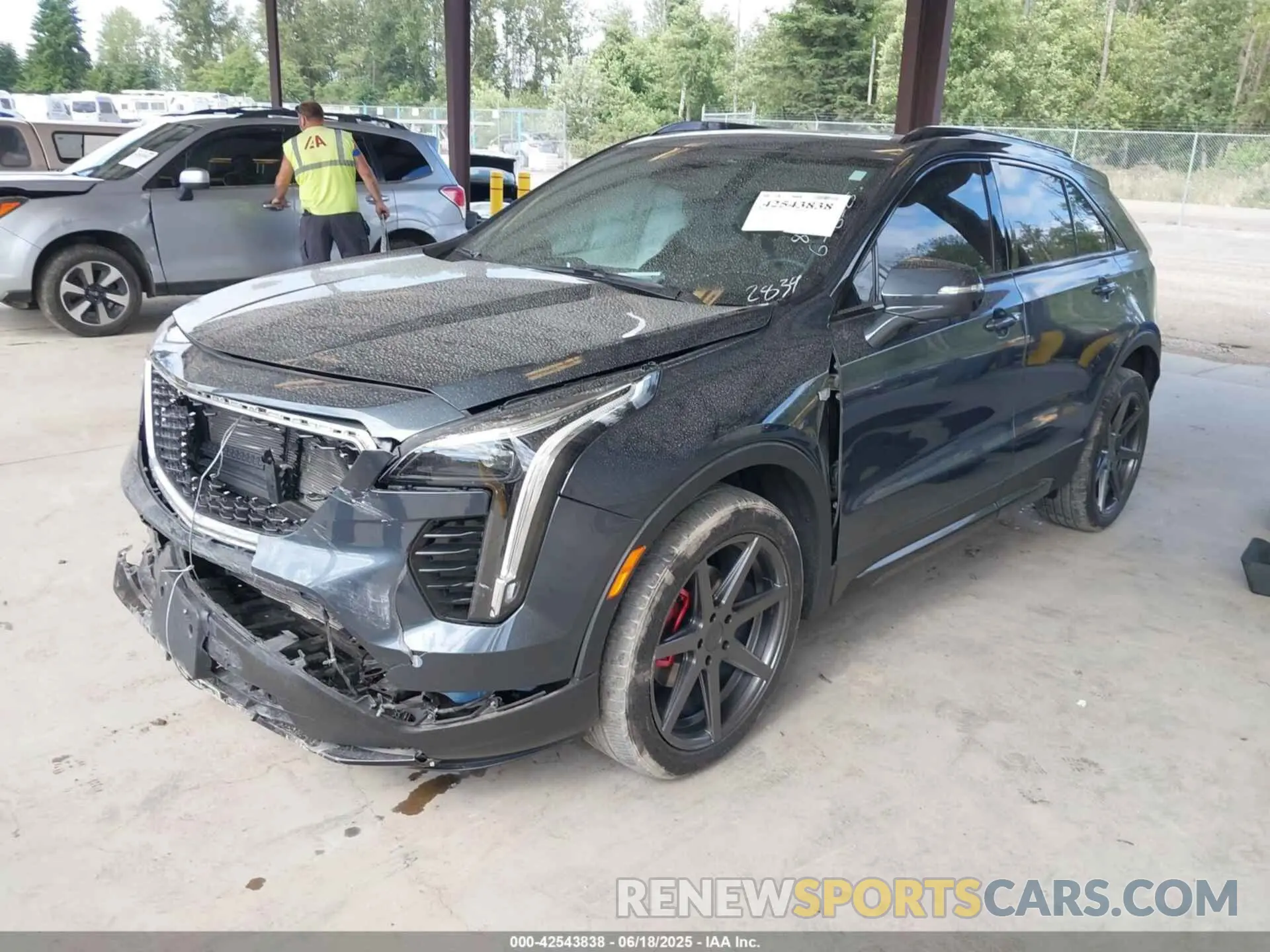 2 Photograph of a damaged car 1GYFZFR40MF032839 CADILLAC XT4 2021