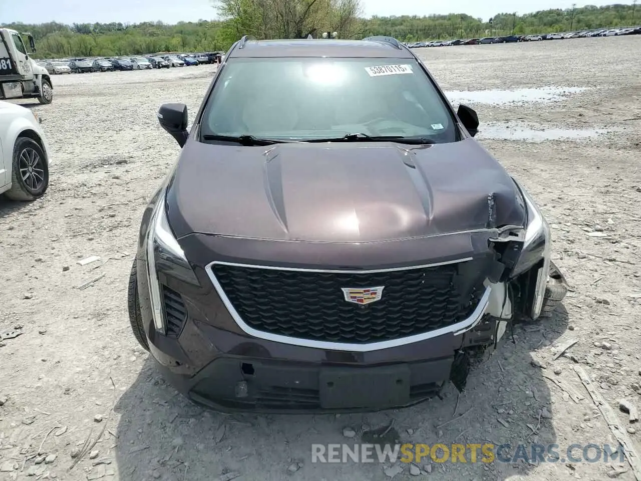 5 Фотография поврежденного автомобиля 1GYFZFR41MF036477 CADILLAC XT4 2021