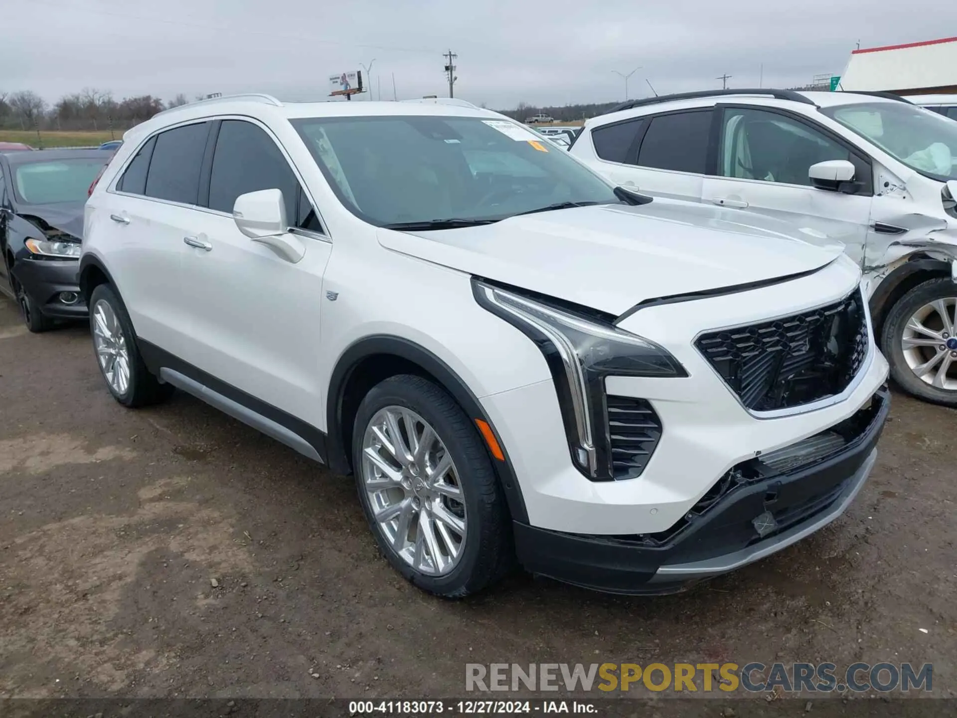 1 Photograph of a damaged car 1GYFZCR42NF124440 CADILLAC XT4 2022