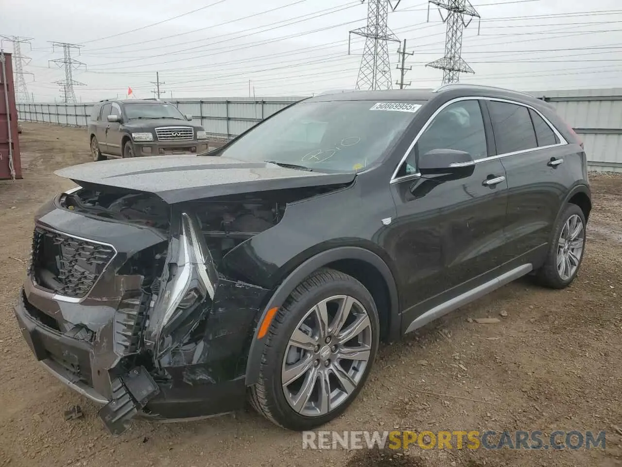 1 Photograph of a damaged car 1GYFZDR43NF132553 CADILLAC XT4 2022