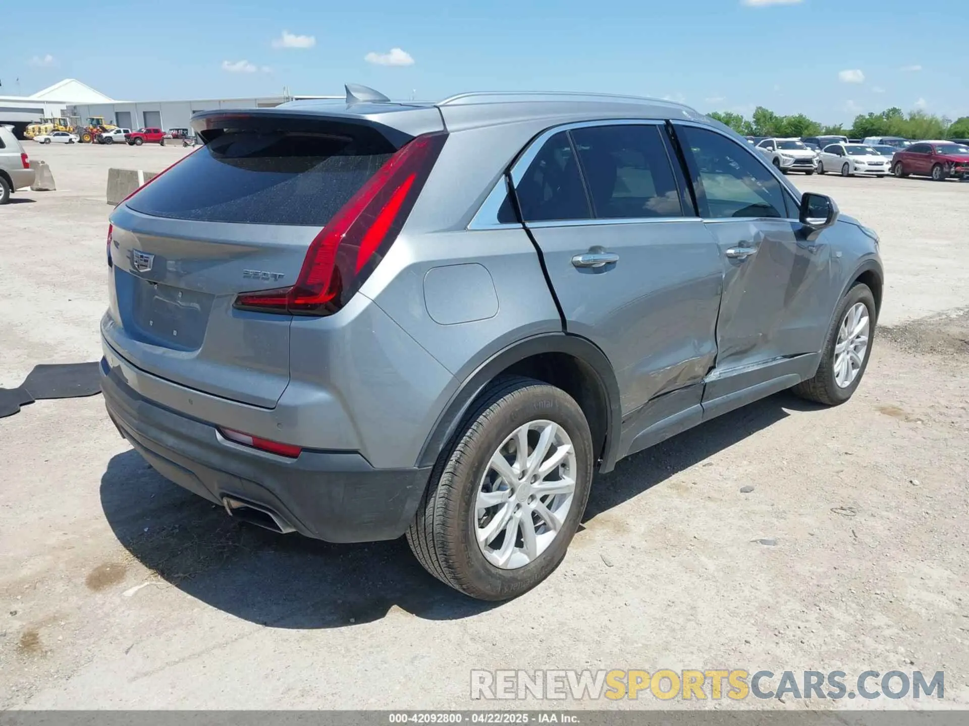 4 Photograph of a damaged car 1GYAZAR40PF108965 CADILLAC XT4 2023