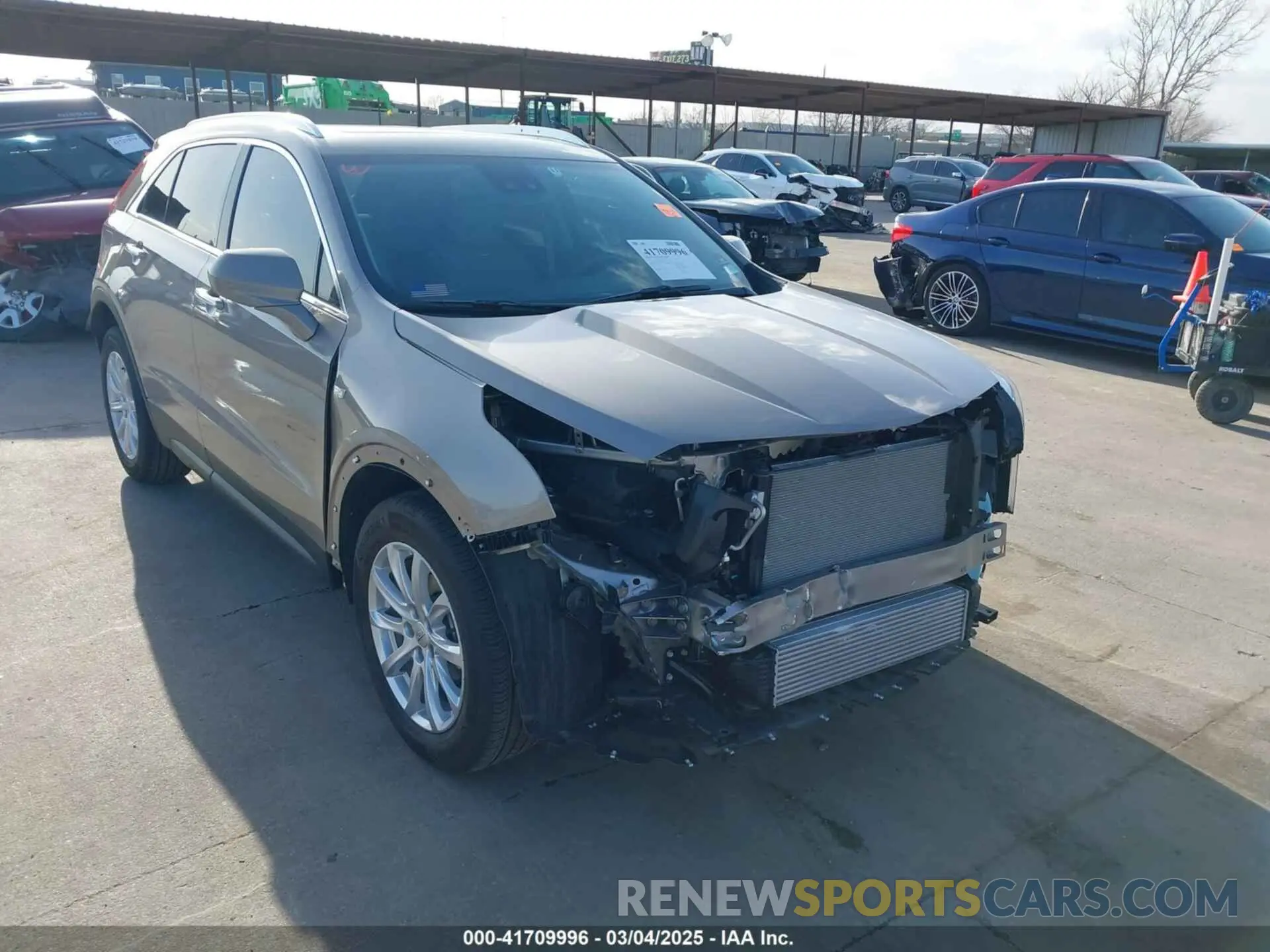 1 Фотография поврежденного автомобиля 1GYAZAR41PF149914 CADILLAC XT4 2023