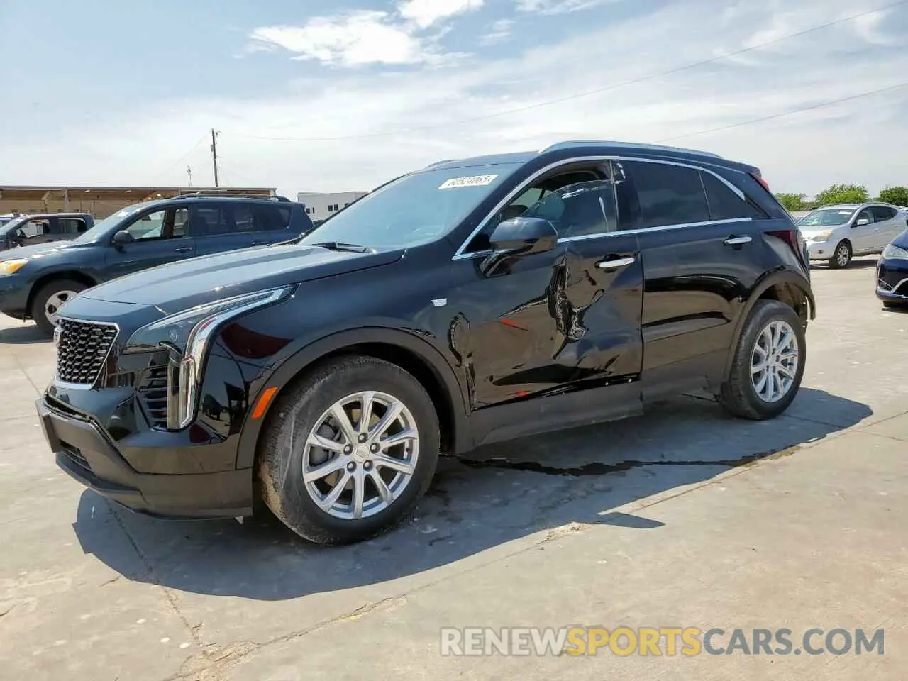 1 Photograph of a damaged car 1GYAZAR42PF102696 CADILLAC XT4 2023