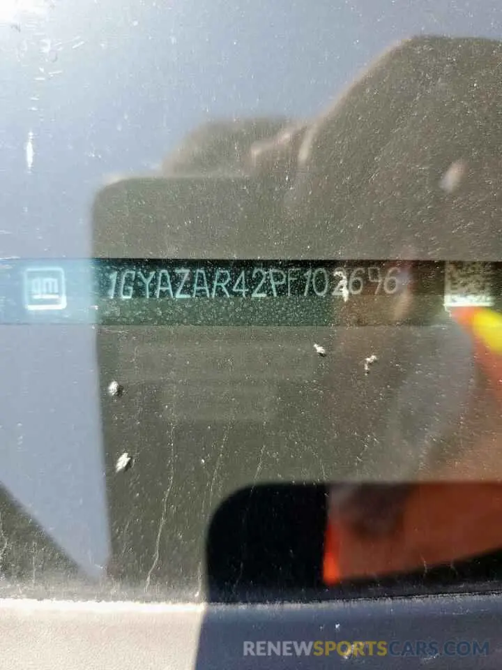 14 Photograph of a damaged car 1GYAZAR42PF102696 CADILLAC XT4 2023