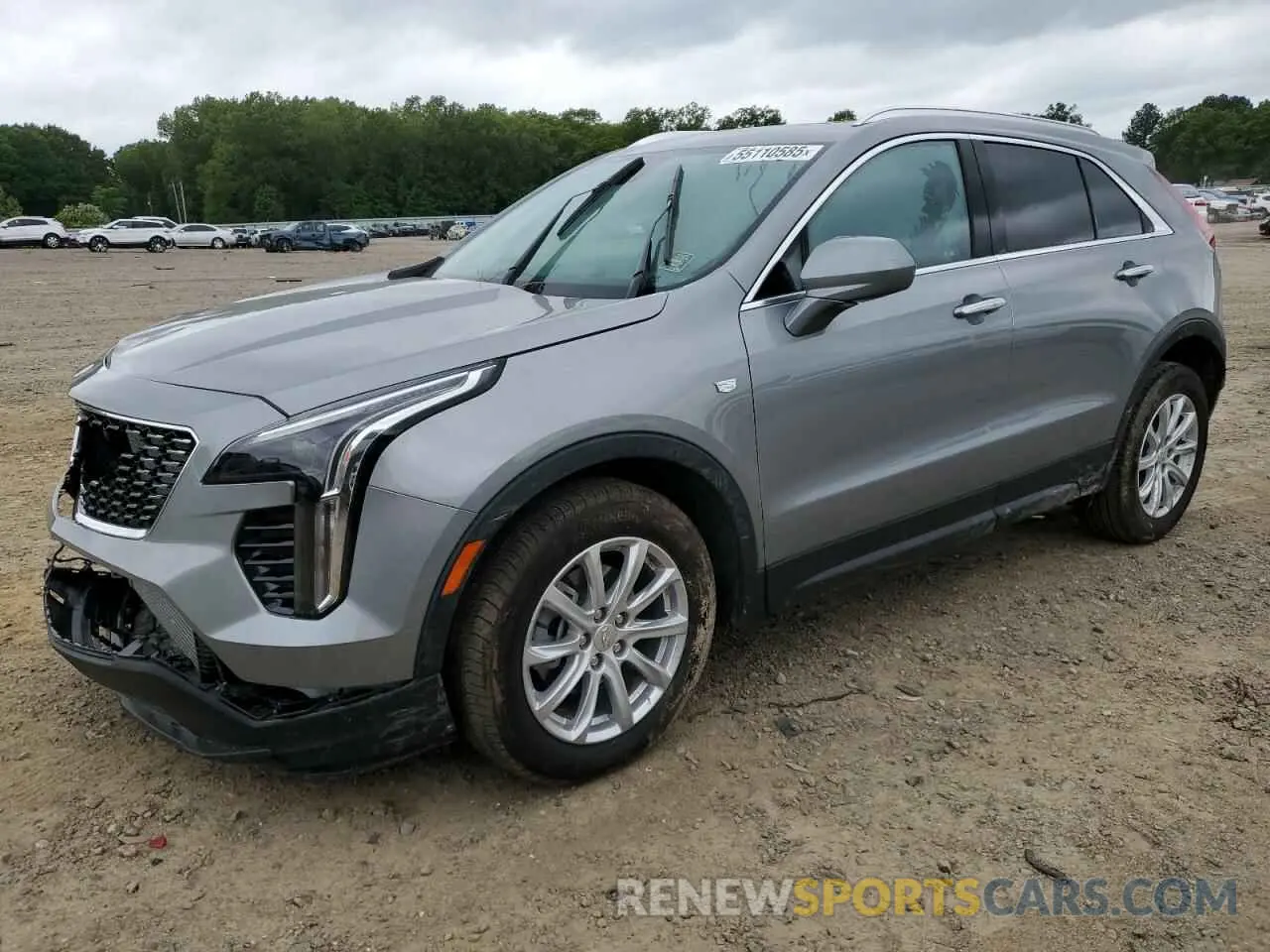 1 Photograph of a damaged car 1GYAZAR4XPF171491 CADILLAC XT4 2023