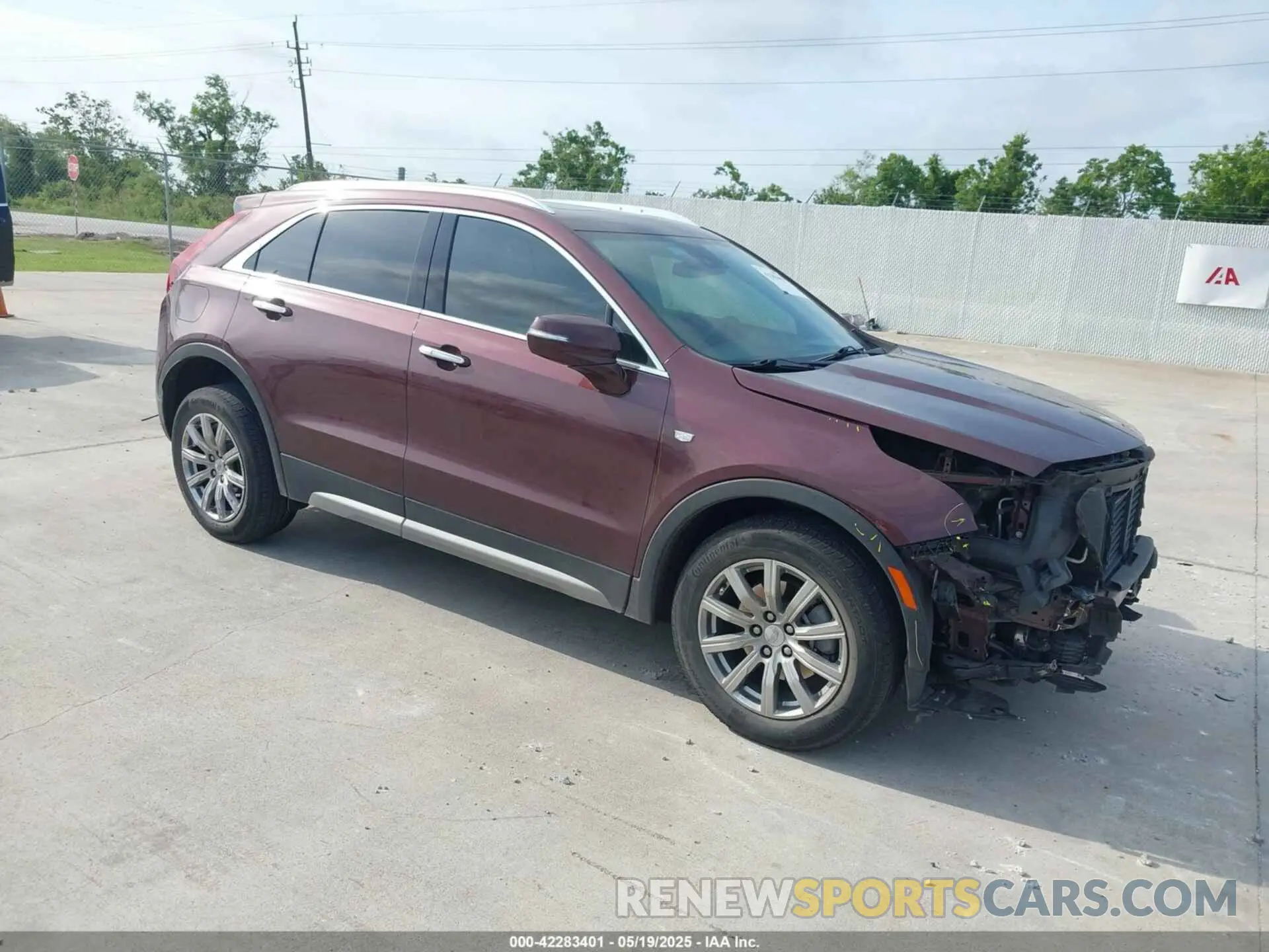 1 Photograph of a damaged car 1GYFZCR47PF106017 CADILLAC XT4 2023