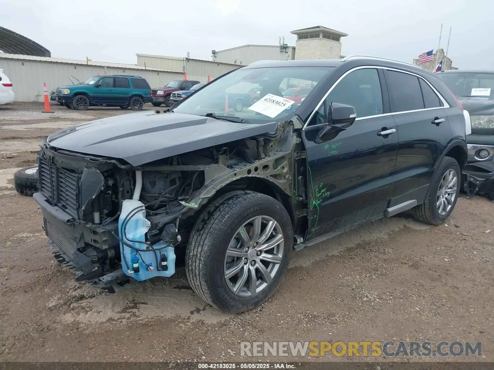 2 Photograph of a damaged car 1GYFZCR48PF142752 CADILLAC XT4 2023