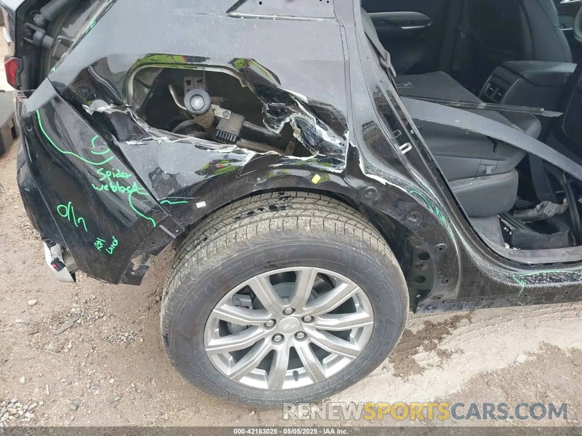 6 Photograph of a damaged car 1GYFZCR48PF142752 CADILLAC XT4 2023