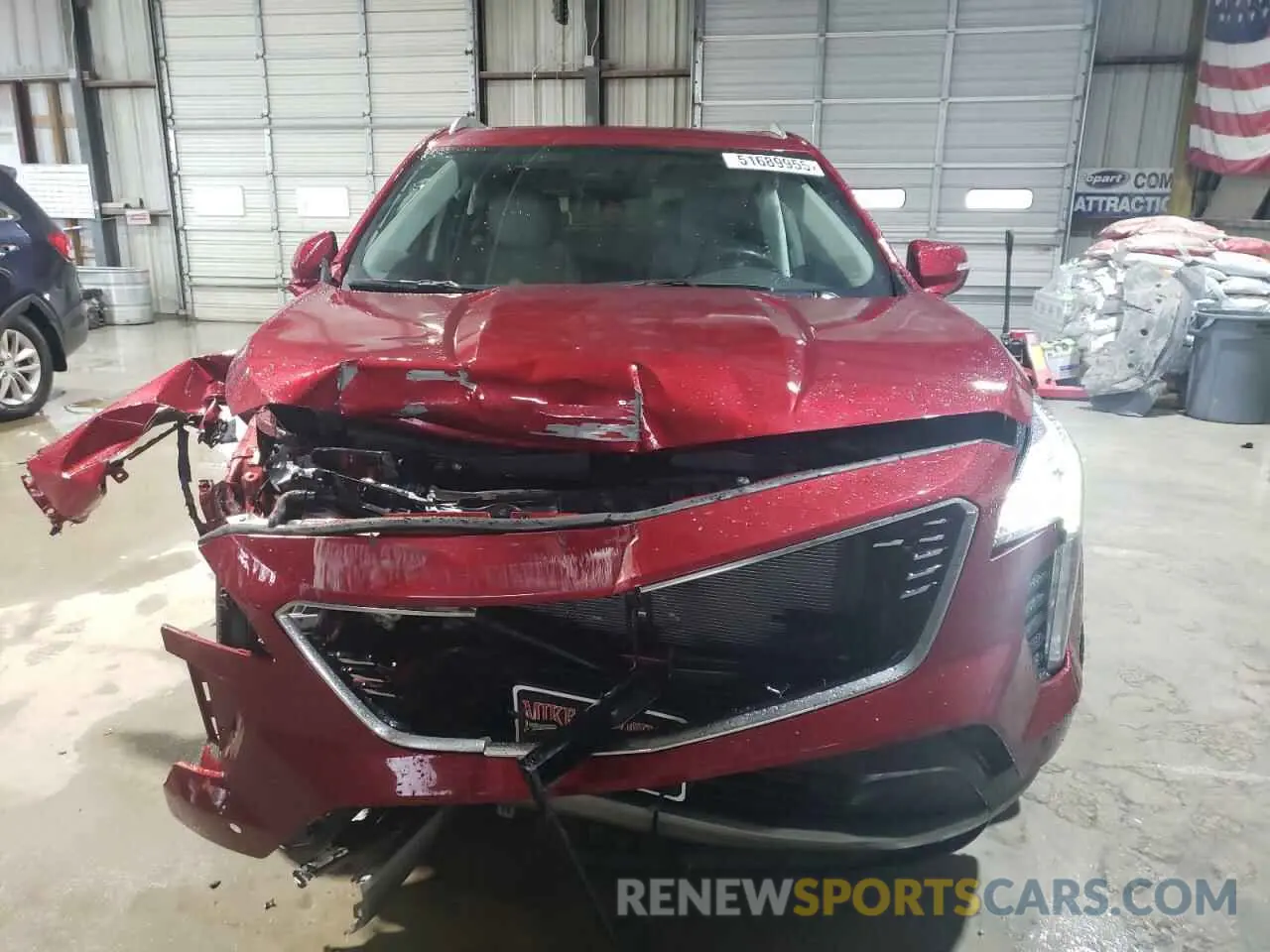 5 Photograph of a damaged car 1GYFZDR46PF126376 CADILLAC XT4 2023