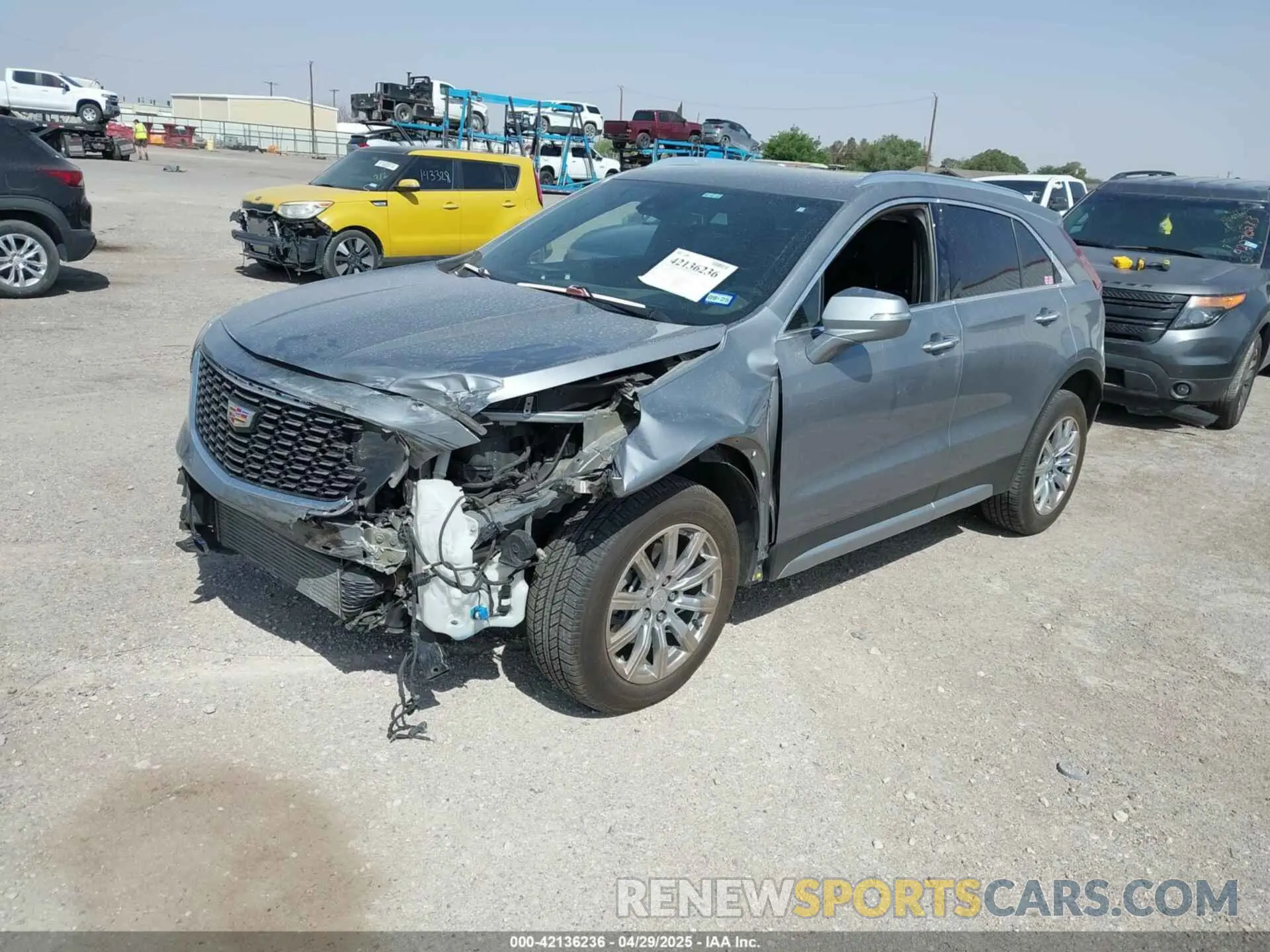 2 Photograph of a damaged car 1GYFZDR47PF163923 CADILLAC XT4 2023