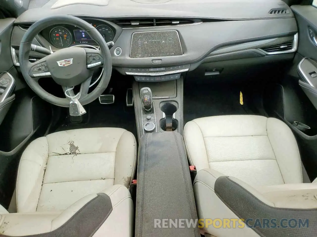 8 Фотография поврежденного автомобиля 1GYFZER41PF105361 CADILLAC XT4 2023