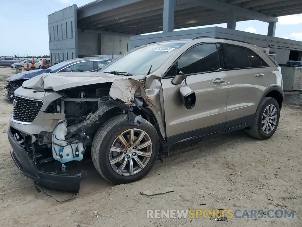 1 Photograph of a damaged car 1GYFZER49PF185170 CADILLAC XT4 2023