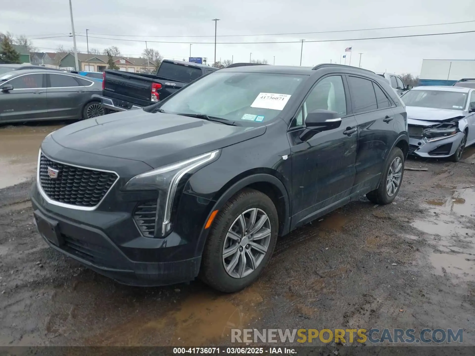 2 Photograph of a damaged car 1GYFZFR43PF104069 CADILLAC XT4 2023