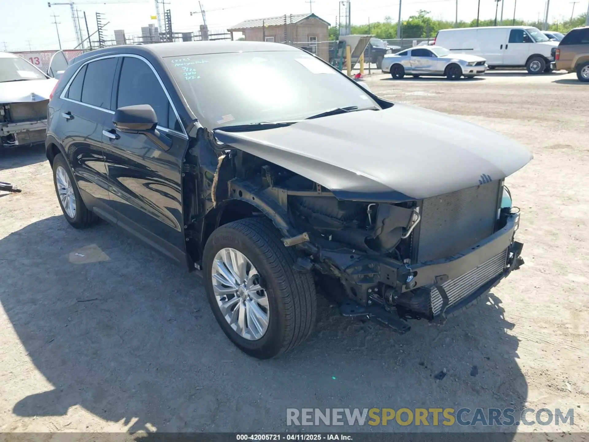 1 Photograph of a damaged car 1GYAZAR41RF247456 CADILLAC XT4 2024