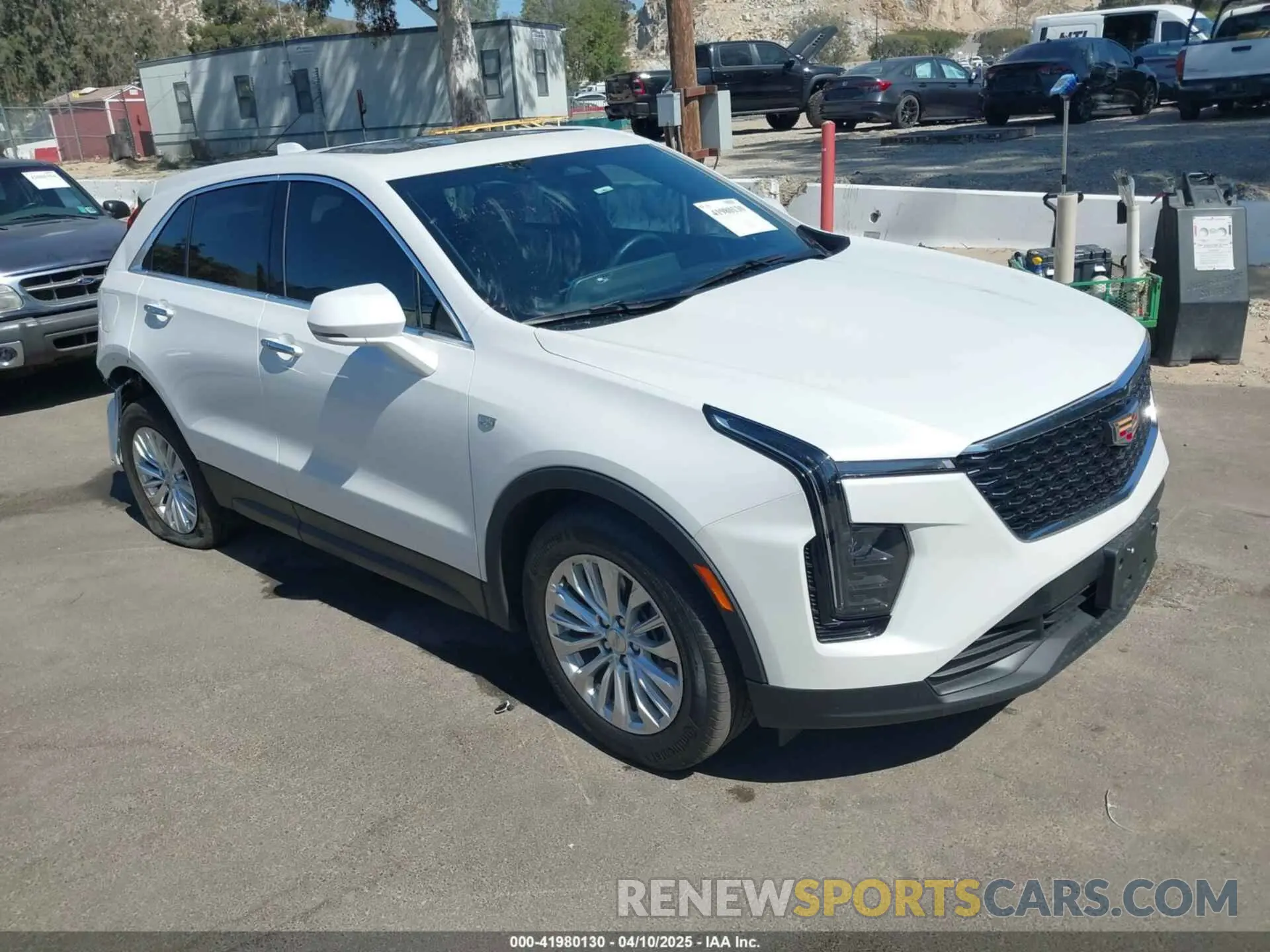 1 Photograph of a damaged car 1GYAZAR42RF168331 CADILLAC XT4 2024