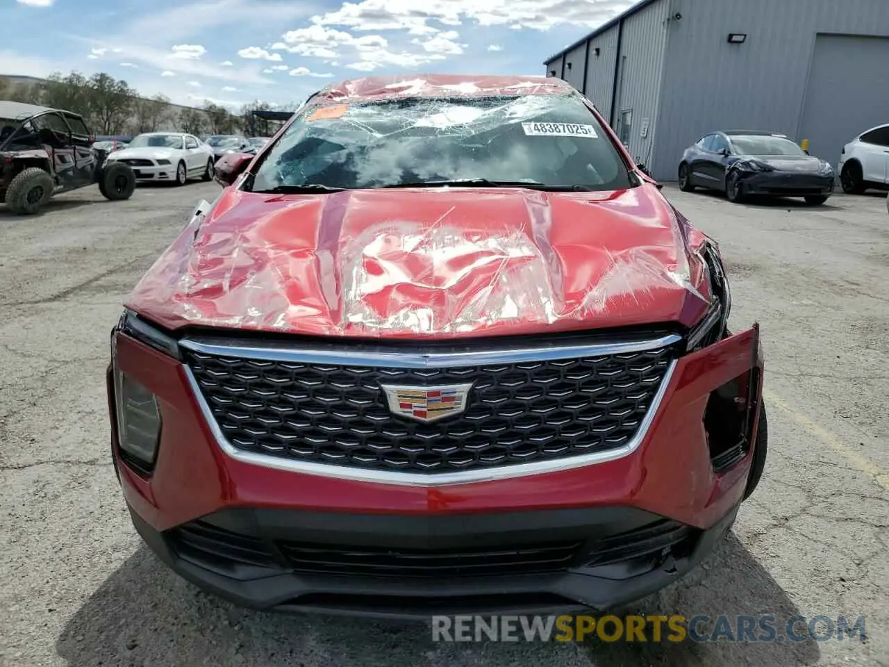 5 Фотография поврежденного автомобиля 1GYAZAR47RF111817 CADILLAC XT4 2024